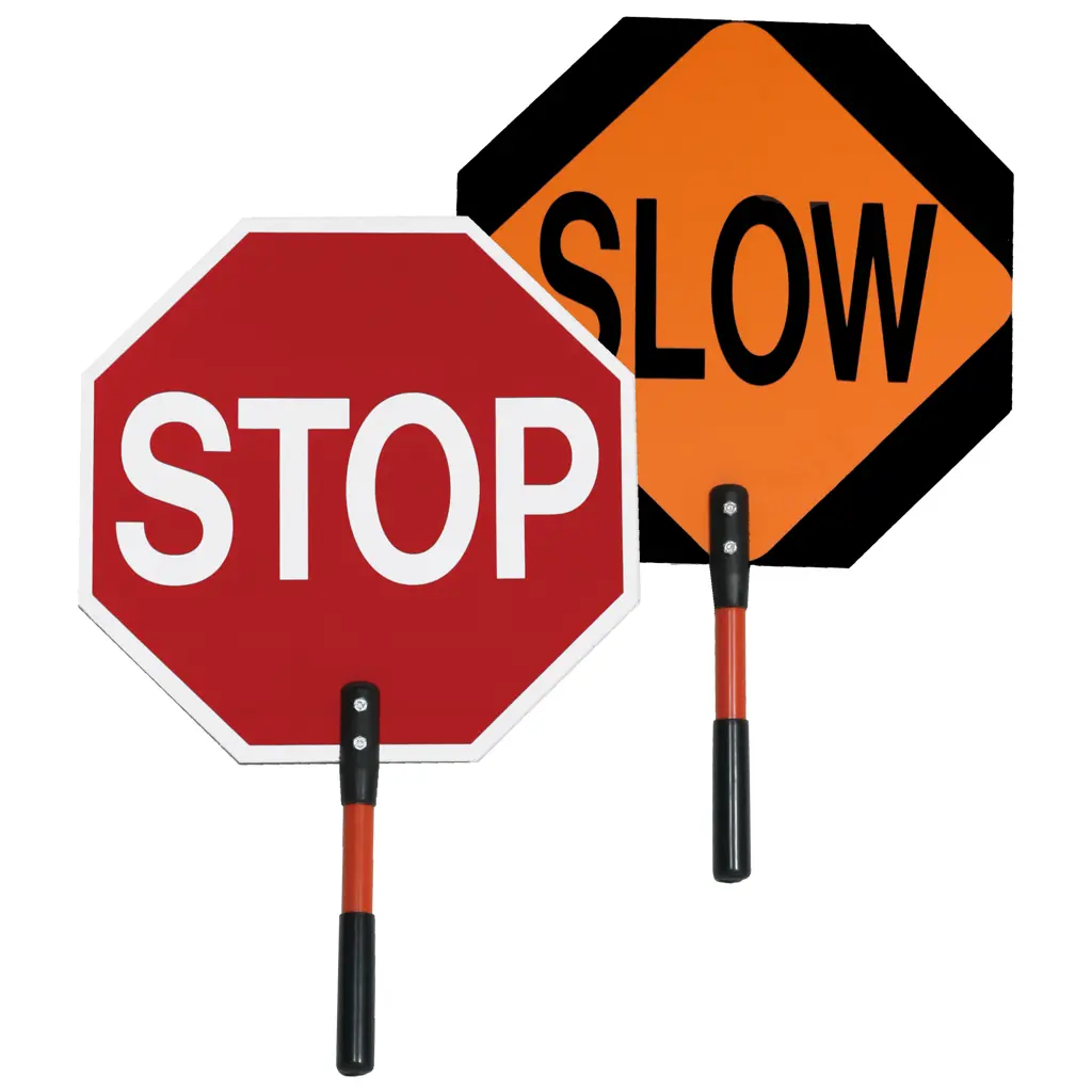 Stop/Slow Paddles